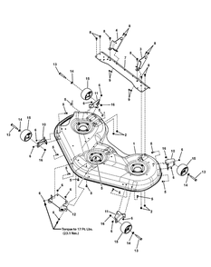 52" Mower Deck - Housing Group Diagram and Parts List for C950-60107-1 (7800819A-ZTS7000)(2011) Briggs and Stratton Lawn Tractor Accessories